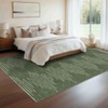 Modern Striped Rug for Living Room, Large Non-Slip Low Pile Diamond Washable Rugs, Stain-Resistant Contemporary Geometric Soft Indoor Carpet - 2 of 4
