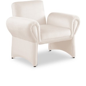 Meridian Furniture,Fleurette Velvet Accent Chair - 1 of 4