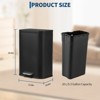 Kitchen Trash Can, Rectangular Stainless Steel Garbage Can with Removable Inner Bucket, Step-on Wastebin with Soft-Close Lid for Home Office - 3 of 4