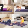 SEVOBAL Yoga Mats Exercise Yoga Mat Non Slip Dual Texture Design Comfortable Durable for Home Gym Fitness, Pink, 72.1"*24"*0.2" - 2 of 4