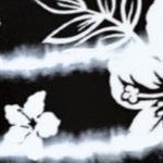 black batik hibiscus