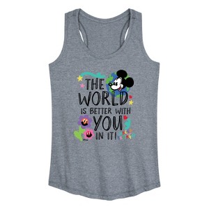 Women's - Disney - Mickey Mouse Graphic Racerback Tank - 1 of 4