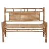 Garden Bench Bamboo Standard Durable Garden Bench Rectangular - 3 of 4