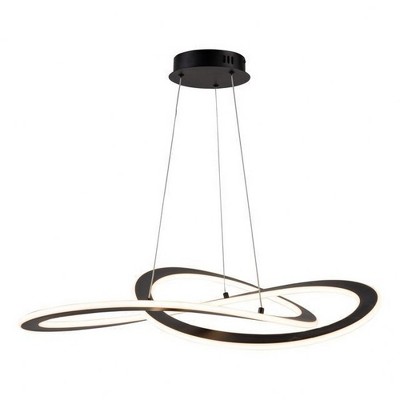 Artcraft Lighting Wave 1 - Light Chandelier in  Black