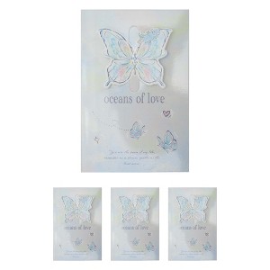 Unique Bargains Greeting Cards Butterfly Pattern for All Occasion 4 Pcs - 1 of 4