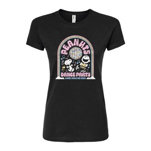 Women's - Peanuts - Peanuts Dance Party Fitted Graphic T-Shirt - 1 of 4