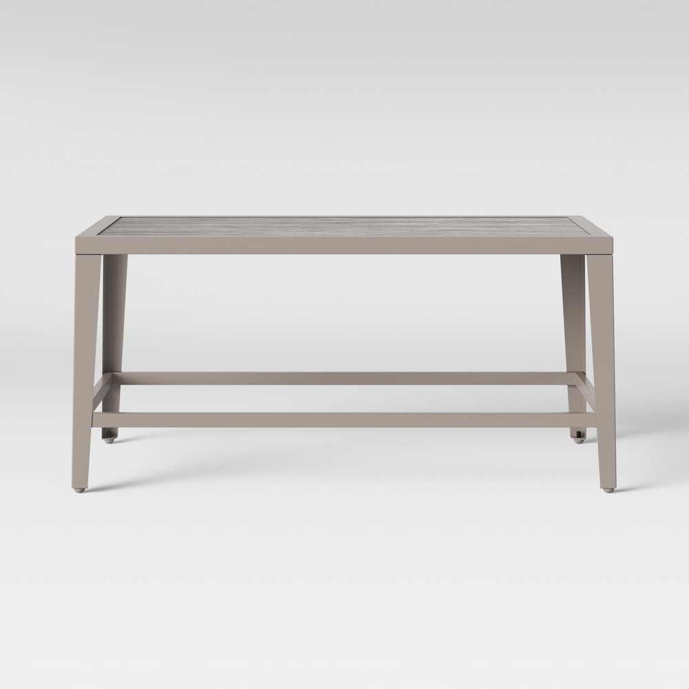 Foxborough Patio Coffee Table Gray - Threshold was $130.0 now $65.0 (50.0% off)