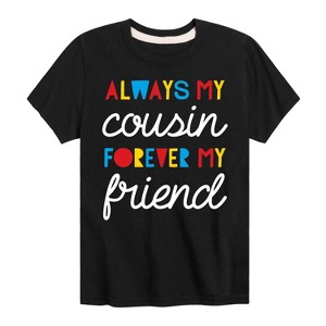 Boys' - Instant Message - Always My Cousin Short Sleeve Graphic T-Shirt - 1 of 4