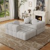 MAYEERTY 103" Modular Sectional - Right Recliner, Free Combo - Apartment Friendly - 3 of 4