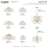 Livex Lighting Solstice 6 - Light Semi-Flush Mount in  Brushed Nickel - 2 of 2