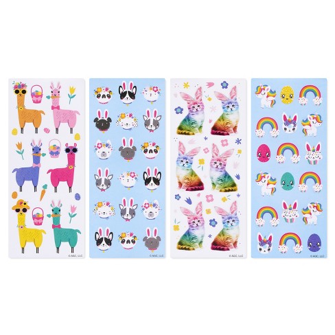 28ct Valentine's Day Exchange/Baby Animal Stickers