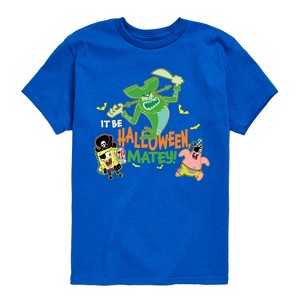 Boys' - SpongeBob SquarePants - It Be Halloween Matey Short Sleeve Graphic T-Shirt - 1 of 4