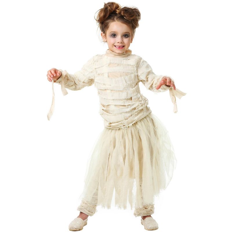 HalloweenCostumes.com Toddler Girl's Mummy Costume, 1 of 6