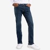 CULTURA Men's Saddle Stitch Slim Fit Jeans - 3 of 4