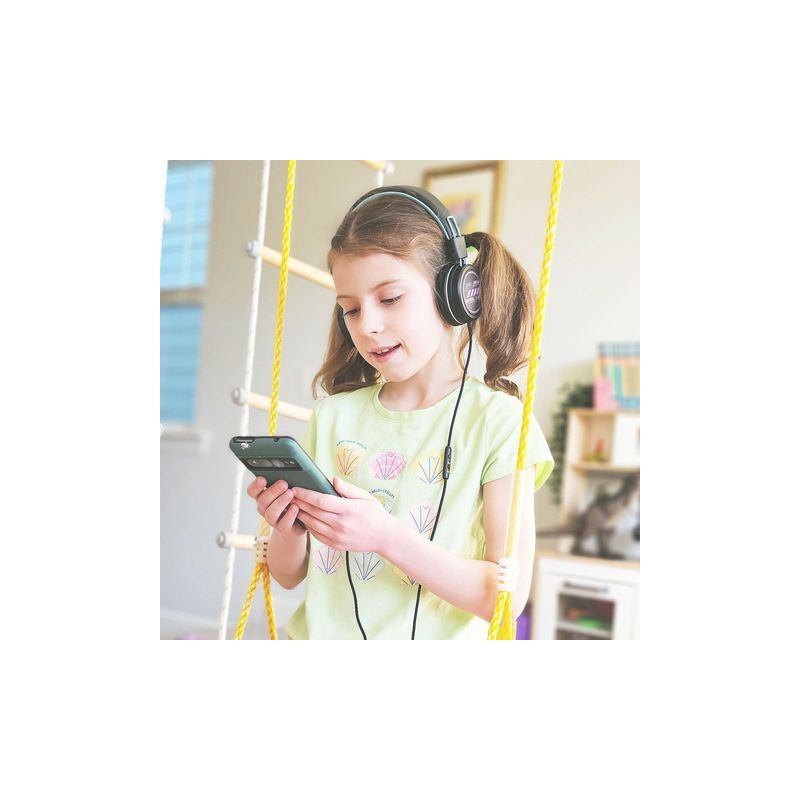 KidJamz Safe Listening USB-C Headphones for Kids with Volume Limiter & LED Lights | MEE audio, 2 of 11