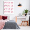 Stupell Industries Pink Bows Rows Canvas Wall Art - 2 of 4