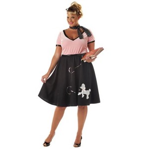California Costumes 50's Sweetheart Plus Size Women's Costume - 1 of 1