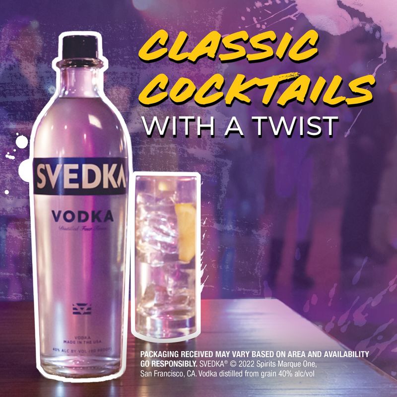 SVEDKA Vodka - 375ml Plastic Bottle, 3 of 9