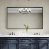 Rectangular Aluminum Framed Wall Bathroom Vanity Mirror - 3 of 4