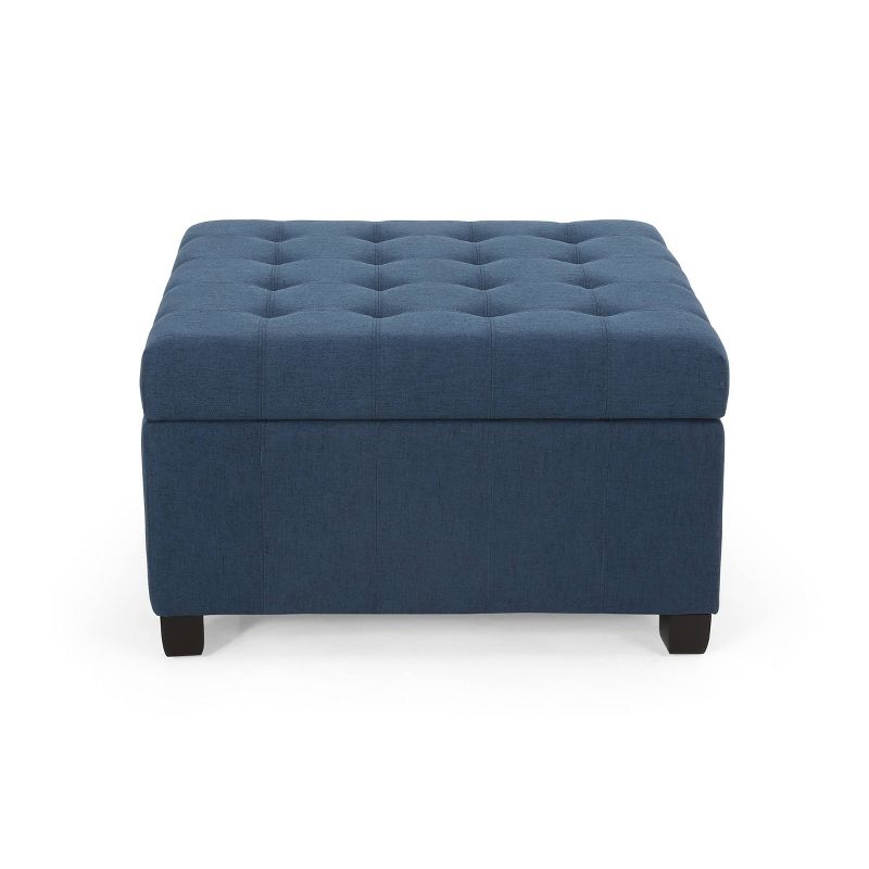 Isabella Contemporary Tufted Fabric Storage Ottoman - Christopher Knight Home, 5 of 14