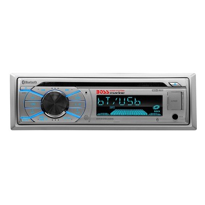 Boss Audio Systems MR508UABS Single DIN Wireless Car USB AUX CD Bluetooth Stereo Receiver Digital Multimedia Music Player with Wireless Remote