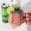 Viski Faceted Moscow Mule Mug, Copper Cocktail Glasses, Stainless Steel, Drinkware, Holds 18 oz - 3 of 4