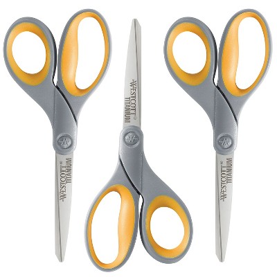 Westcott Titanium Bonded 8" Titanium Multi-Purpose/Heavy Duty Scissors 24395089