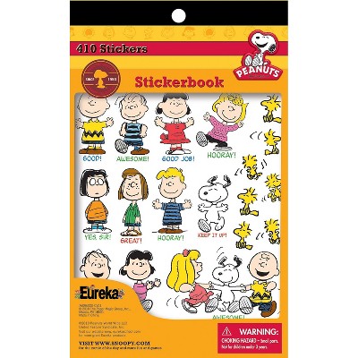 Eureka Peanuts Sticker Book 410 ct. (EU-609600)