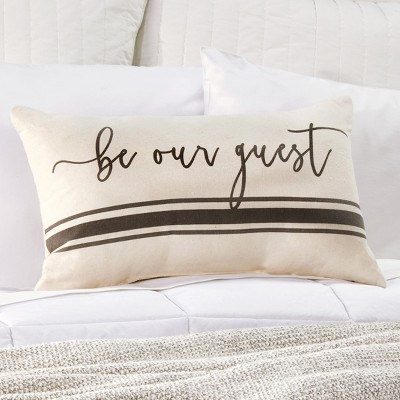 be our guest throw pillow
