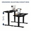 KTMBDW Height Adjustable Electric Standing Desk, Sit Stand up Desk, Gaming Desk, Memory Computer Home Office Desk for Living Room and Bedroom - 4 of 4