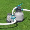 Bestway 2,200 Gallon Sand Filter Pump for 300 to 11,200 Gallon Above Ground Outdoor Swimming Pools with ChemConnect Clean Water Dispenser - 3 of 4