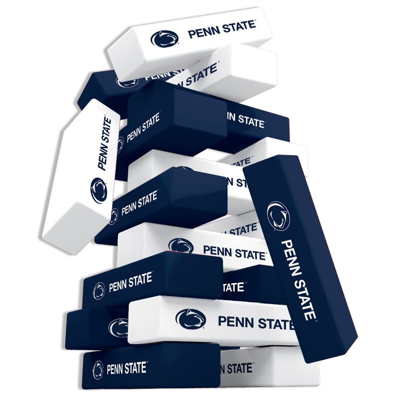 MasterPieces Real Wood Block Tumble Towers - NCAA Penn State Nittany Lions, 3 of 6