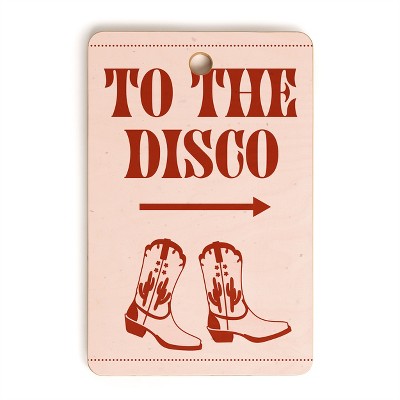 NicNiccrineDesigns To the Disco I Cutting Board Rectangle - Deny Designs