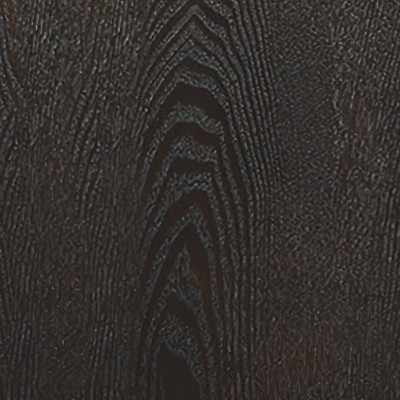 King Dark Brown Solid Wood and Metal Paneled Headboard