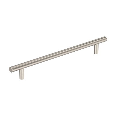 Amerock Bar Pulls 8-13/16 inch (224mm) Center-to-Center Sterling Nickel Cabinet Pull
