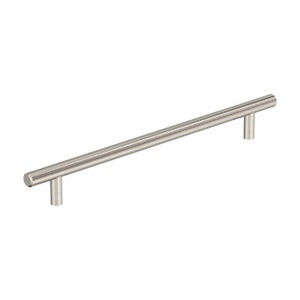 Amerock Bar Pulls 8-13/16 inch (224mm) Center-to-Center Sterling Nickel Cabinet Pull - 1 of 4