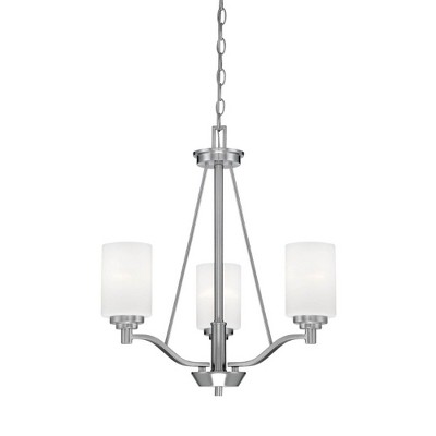Millennium Lighting Durham 3 - Light Chandelier in  Satin Nickel