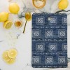 Schatzi Brown Mudcloth 3 Denim Rectangle Cutting Board - Deny Designs - 2 of 3