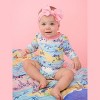 RuffleButts Baby Girls Tropical Long Sleeve UPF50+ One Piece Rash Guard - Beach Day, 3T - 4 of 4
