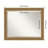 Amanti Art Elliot Gold Beveled Framed Bathroom Vanity Wall Mirror - 3 of 4