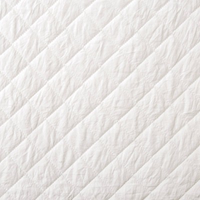 Pure White Twin XL Cotton Reversible Quilt Set