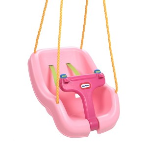 Little Tikes 2-in-1 Snug n Secure Toddler/Bucket Swing - Pink - 1 of 4