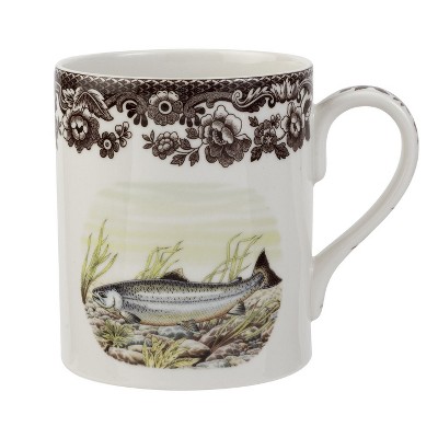 Spode Woodland Mug, 16 Oz Coffee Mug with Handle for Hot Beverages, Made from Fine Porcelain, Assorted Animal Motifs