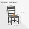Arceso Armless HDPS Outdoor Dining Chairs, Weather-Resistant Patio Chairs, 350 lb Support, for Lawn, Garden, Backyard or Indoor Use - 2 of 4