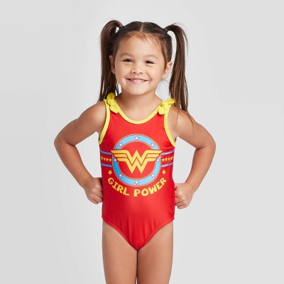 wonder woman bathing suit child