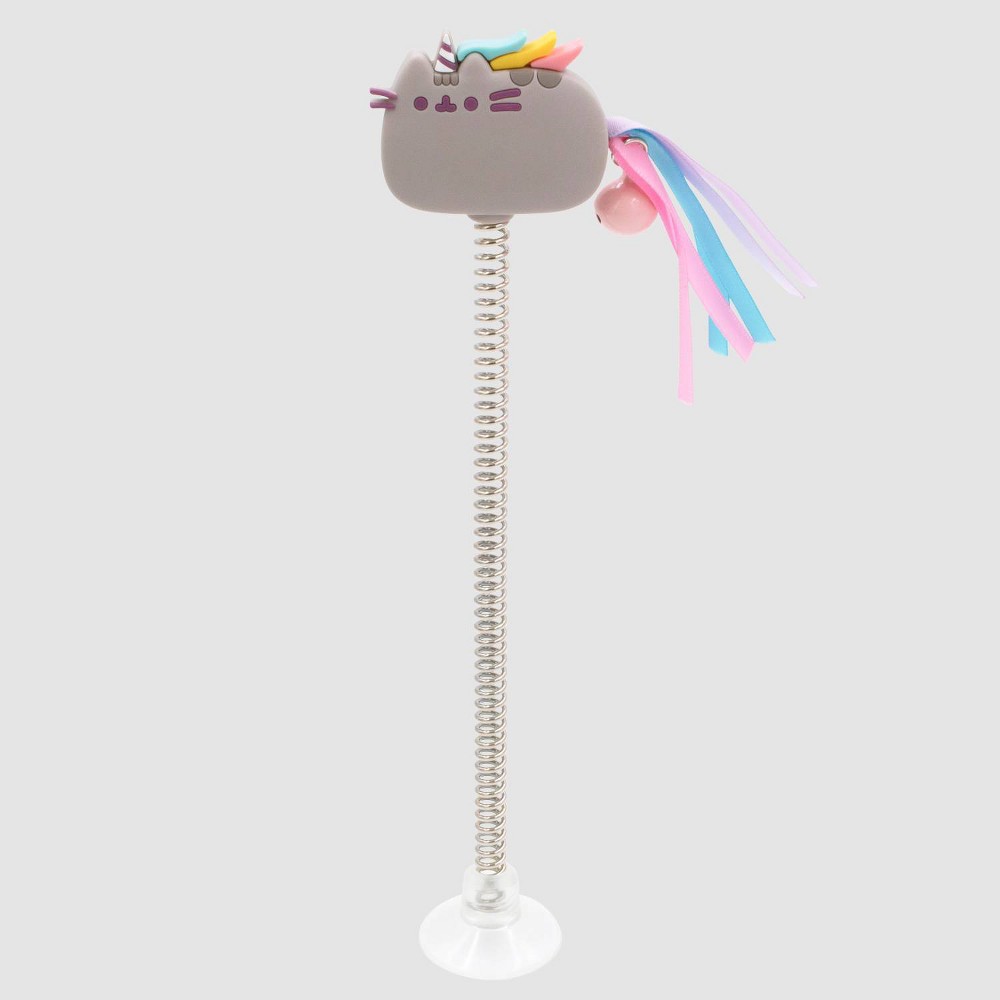 Pusheen Unicorn Bobble Cat Toy - Gray