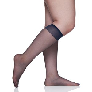Berkshire 3 Pair Pack Queen Ultra Sheer Knee High with Sandalfoot Toe - 6725 - 1 of 1