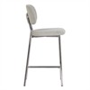 Ariana Gray Linen Counter Stool (Set of 2) - Silver Legs - 4 of 4