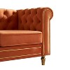 NicBex 84.65 Inch Velvet Sofa Couch 3-Seat Sofa with Tufted Backrest for Living Room,Apartment,Bedroom - 4 of 4