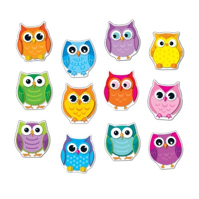 Carson Dellosa Education Colorful Owls Cutouts (36 cut-outs)